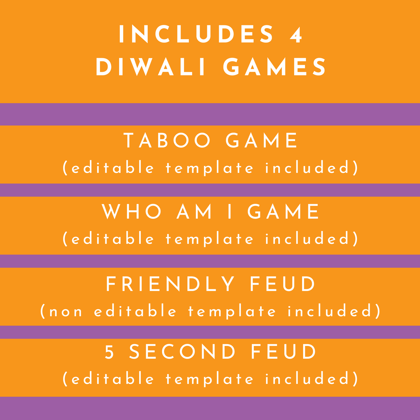 Diwali Party Game Bundle