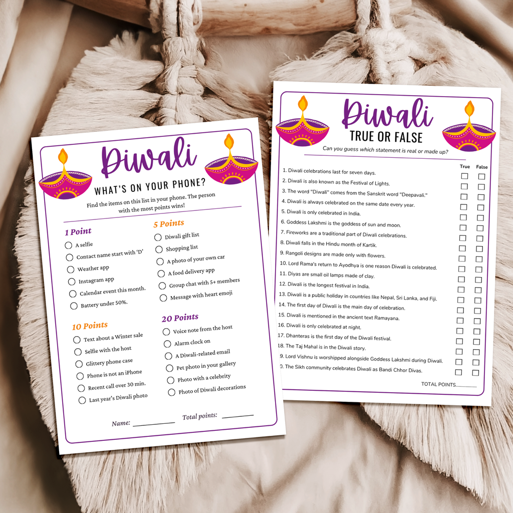 Diwali Party Games