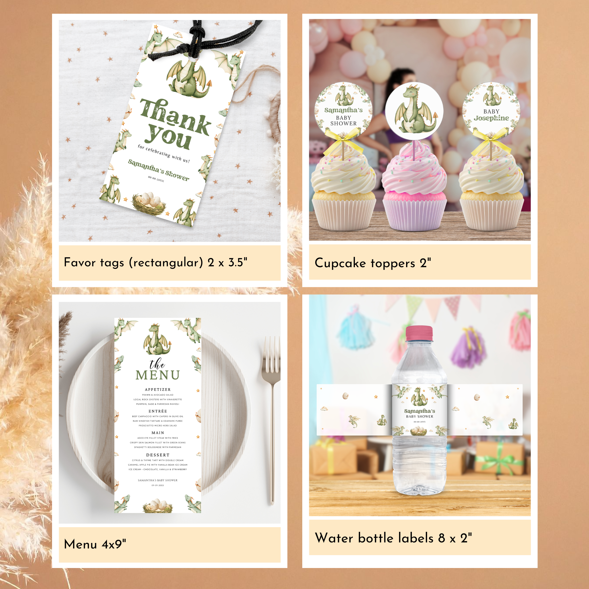 Dragon Baby Shower Bundle