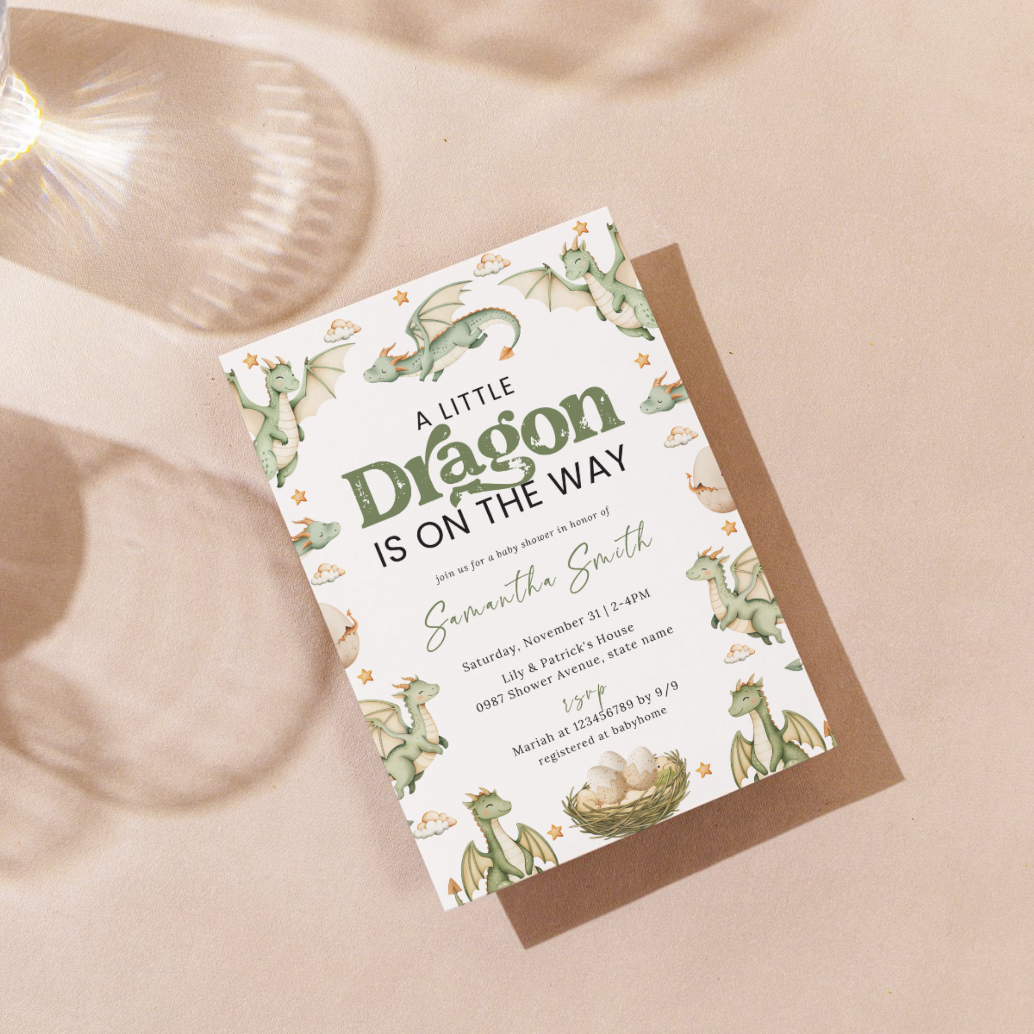 Little Dragon Baby Shower Bundle