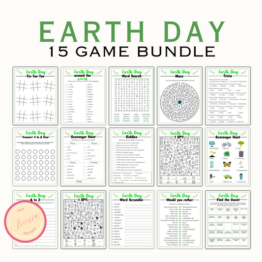 15 Earth Day Games Bundle