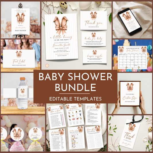 Easter Baby Shower Bundle - Brown