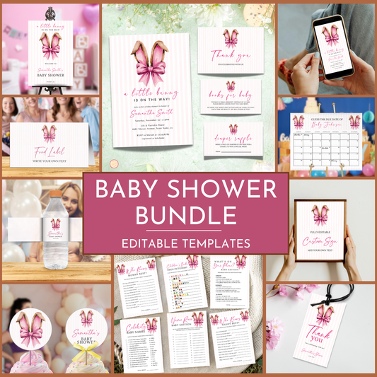 Easter Baby Shower Bundle - Pink