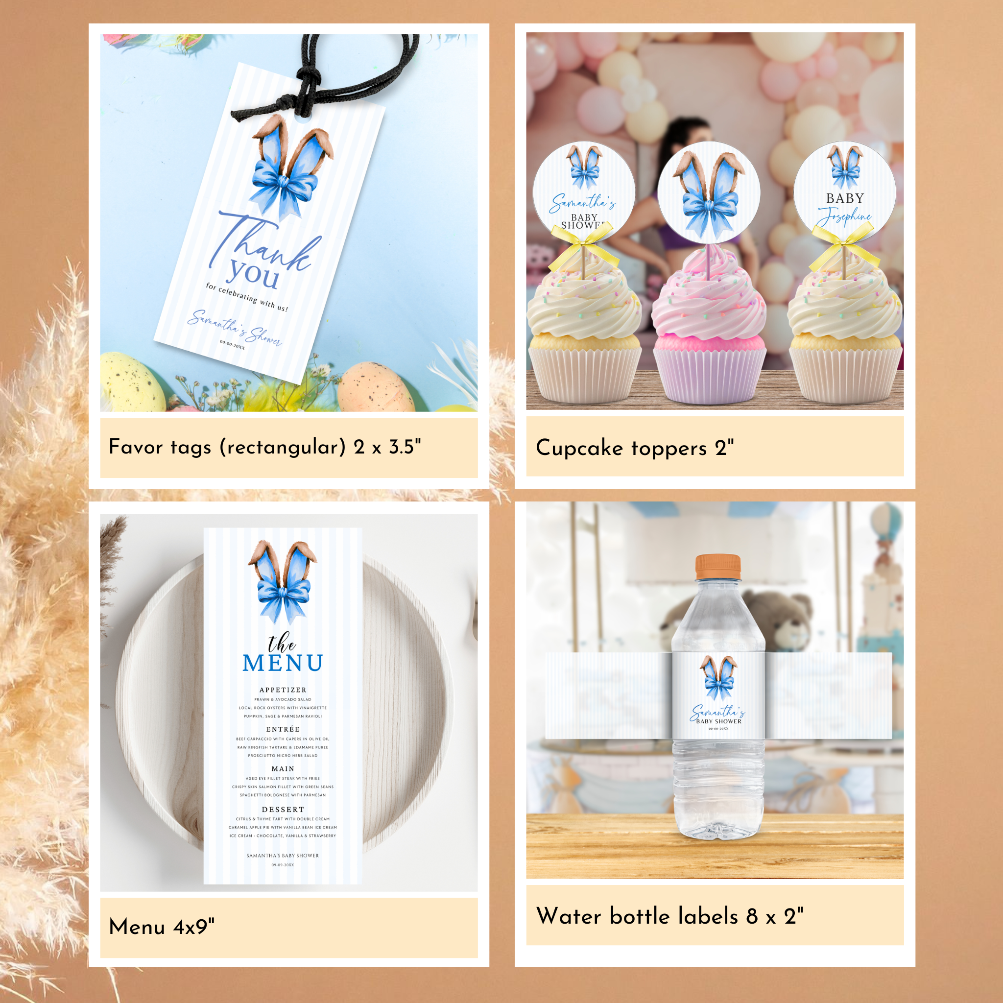 Easter Baby Shower Bundle - Blue