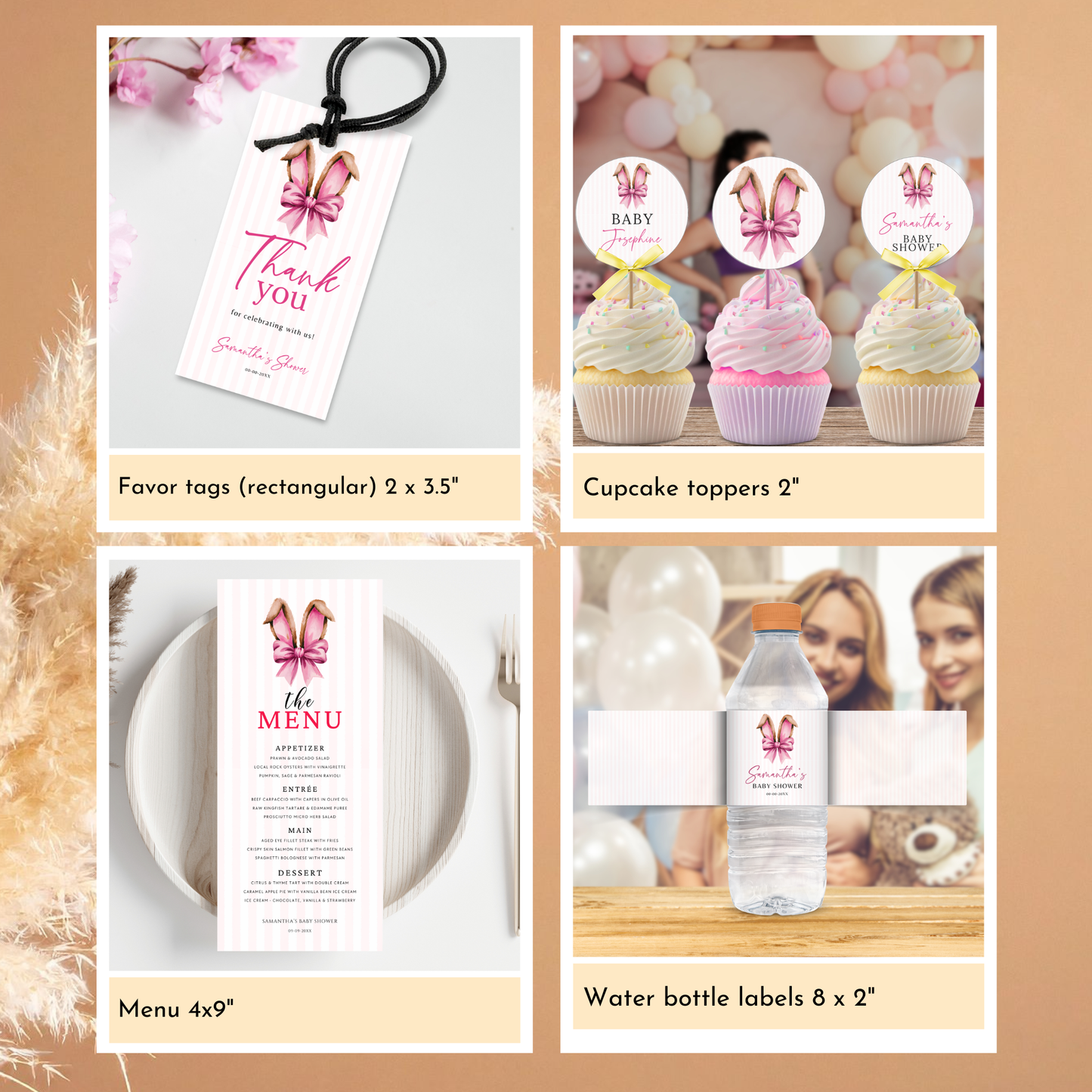 Easter Baby Shower Bundle - Pink