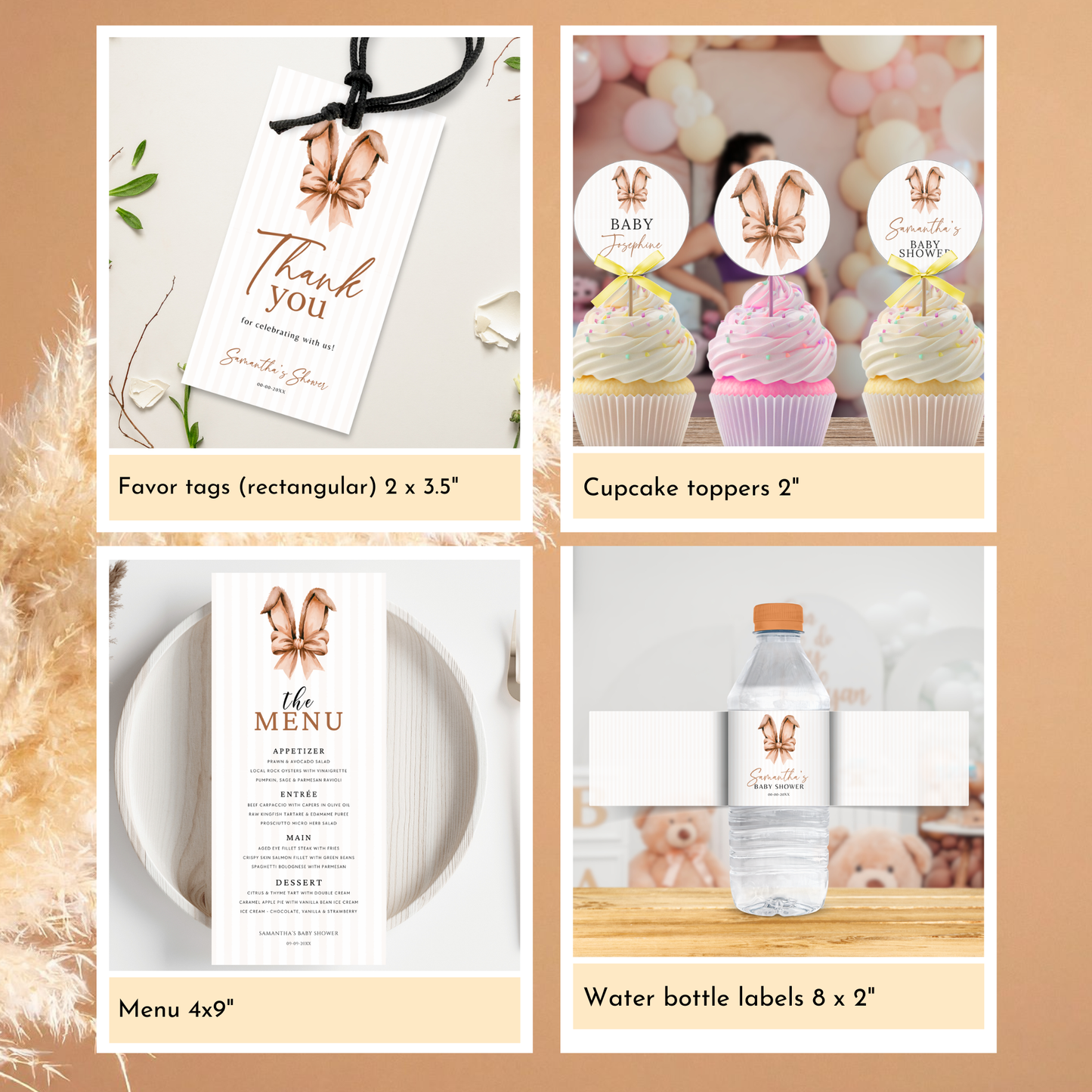 Easter Baby Shower Bundle - Brown