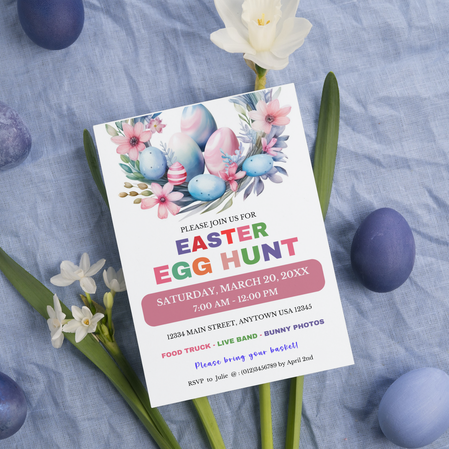 Easter Egg Hunt Invitation