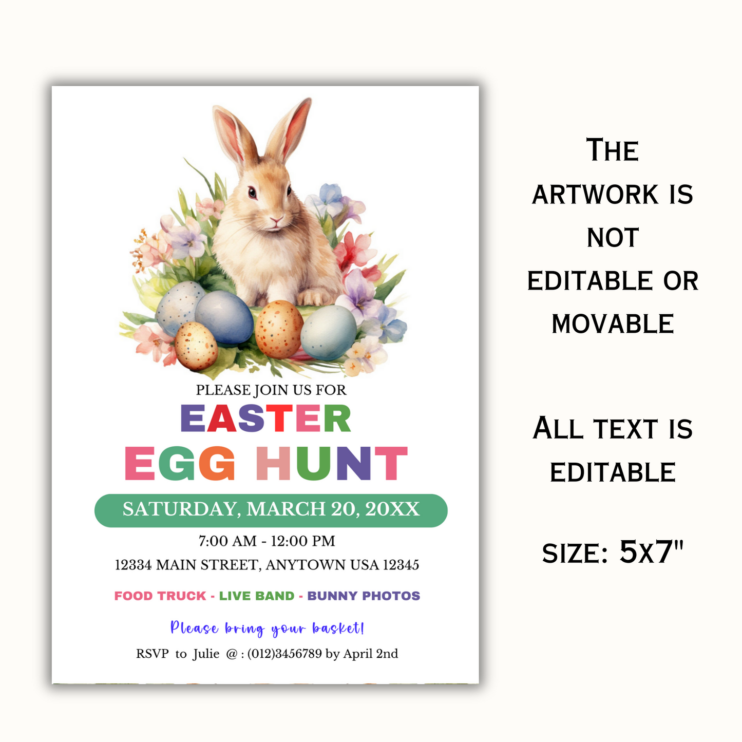 Easter Egg Hunt Invite