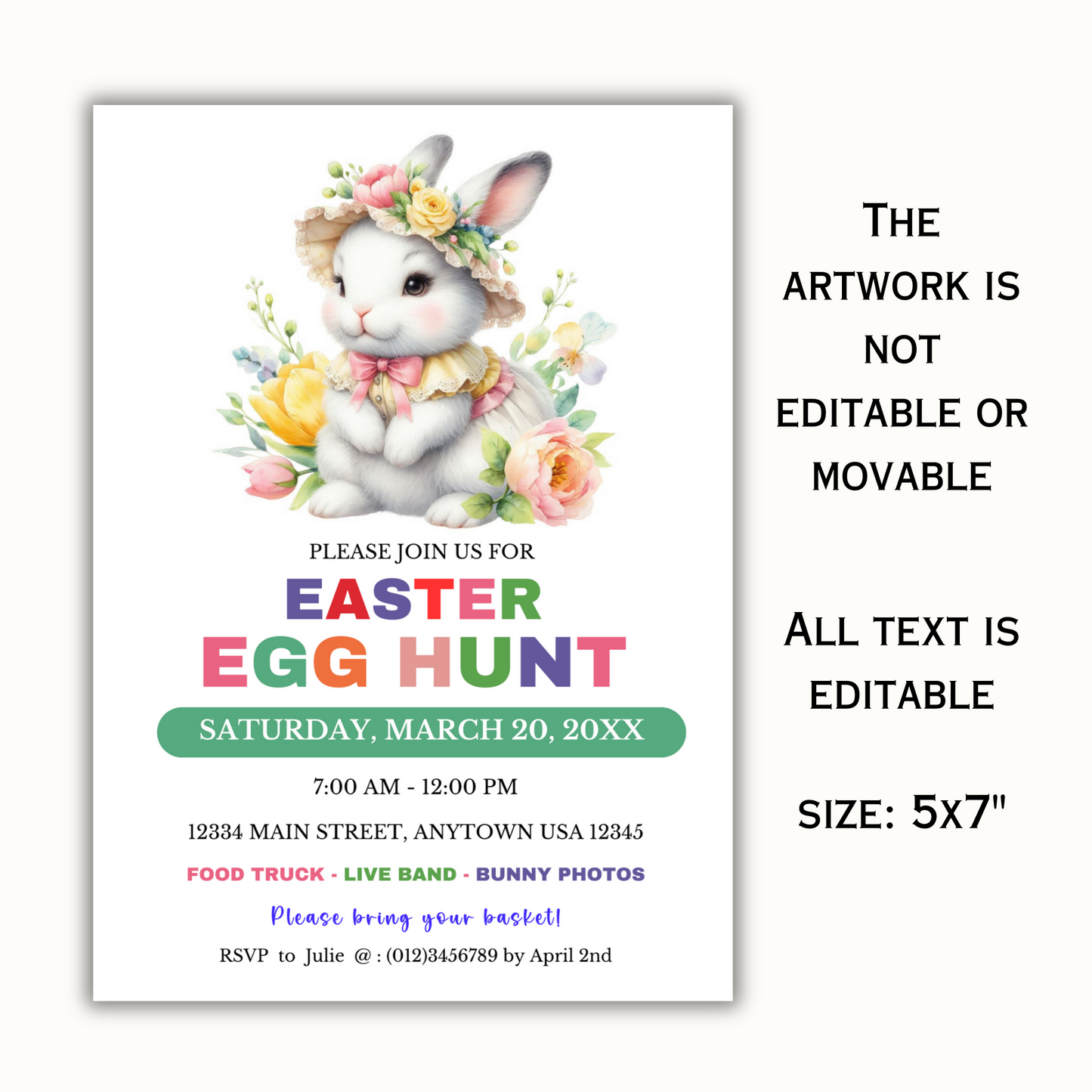 Easter Egg Hunt Invitation