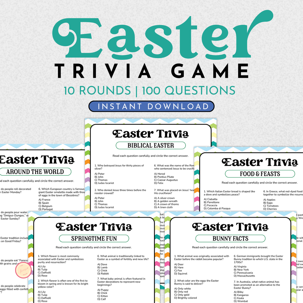 Easter Trivia Game Bundle