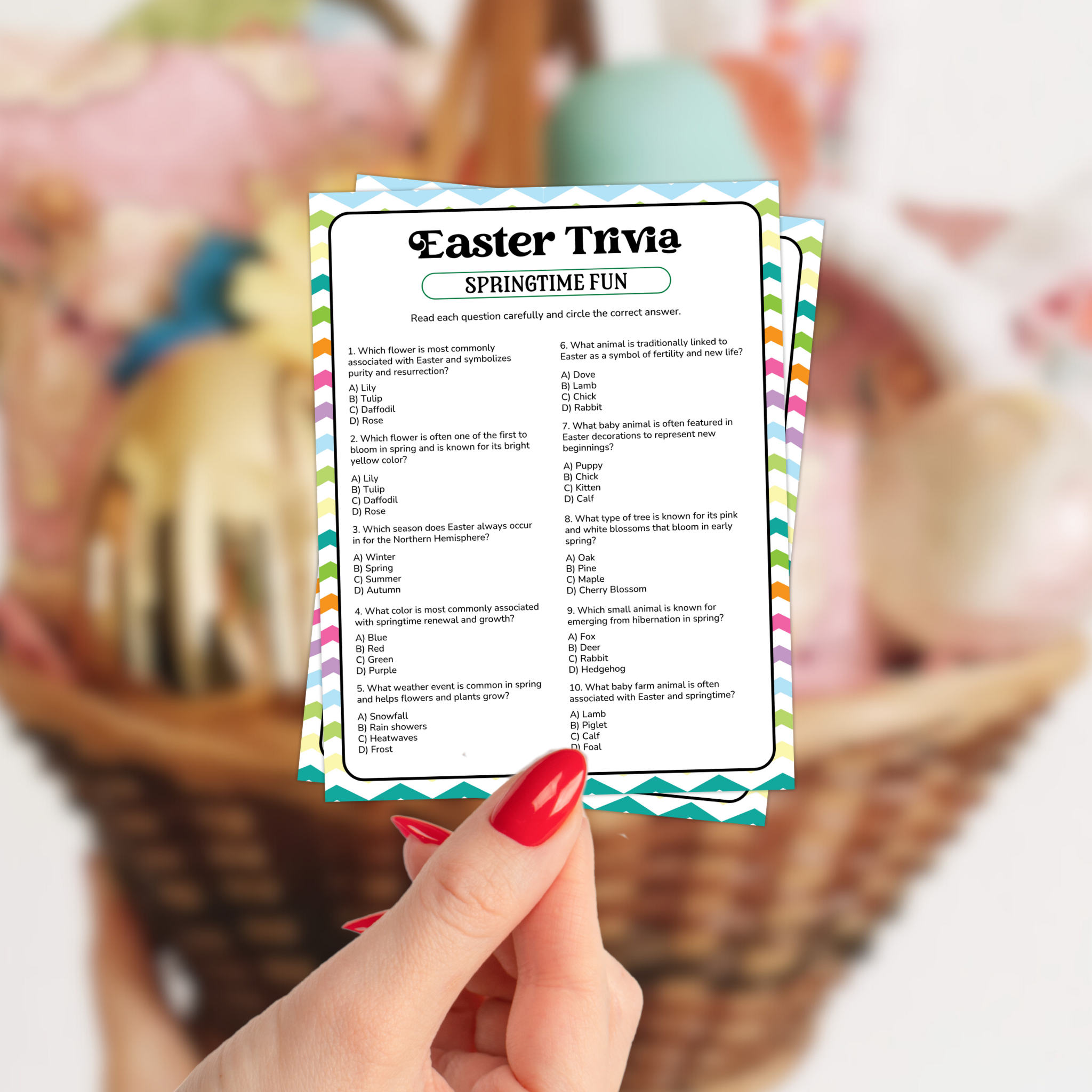 Easter Trivia Game Bundle