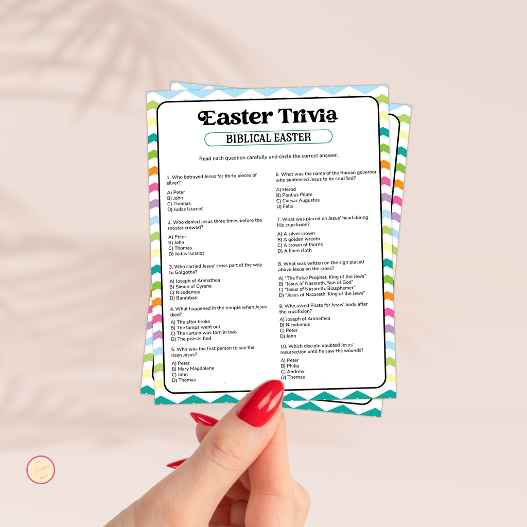 Biblical Easter Trivia Game