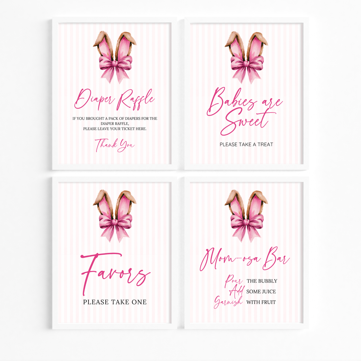 Easter Baby Shower Bundle - Pink