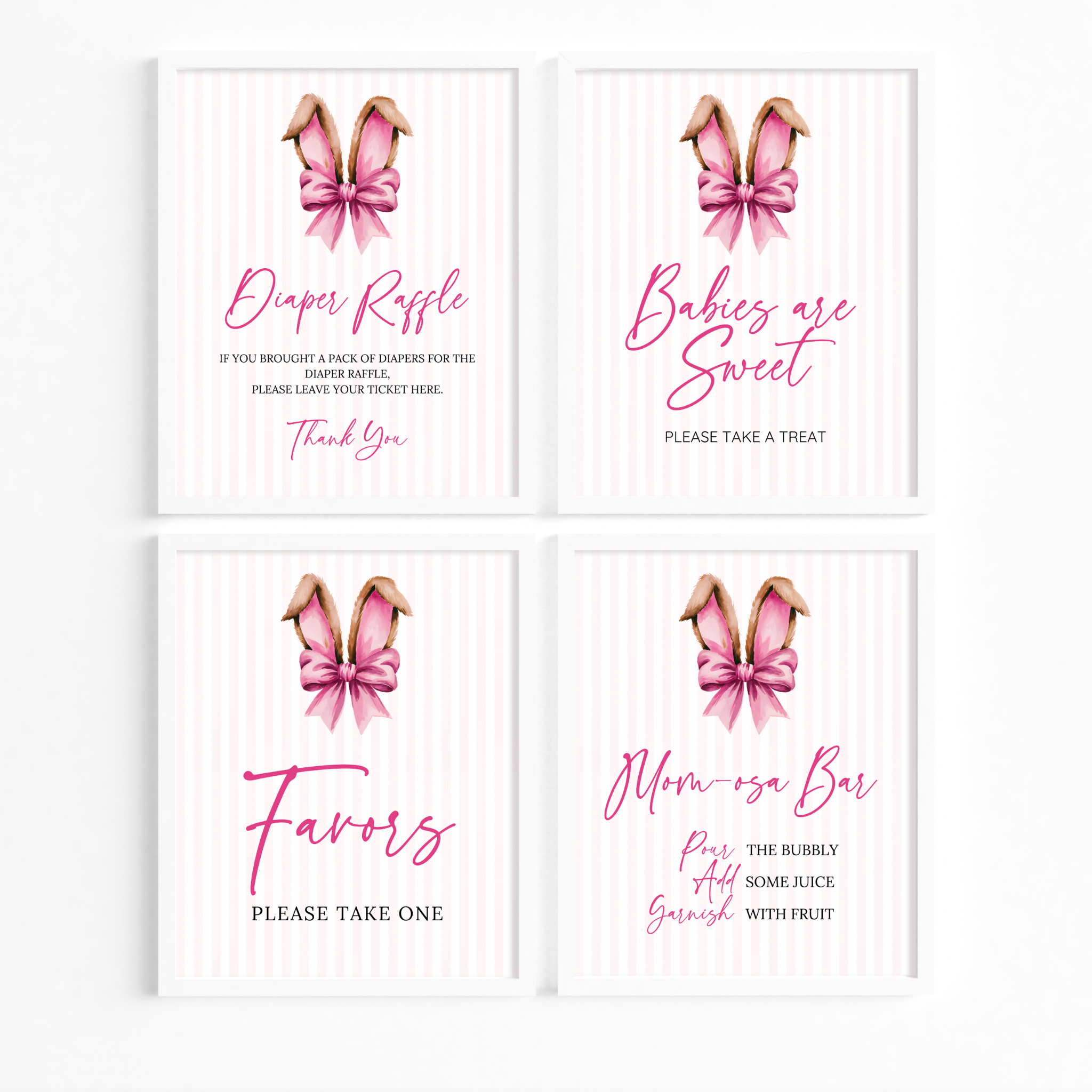 Easter Baby Shower Bundle - Pink