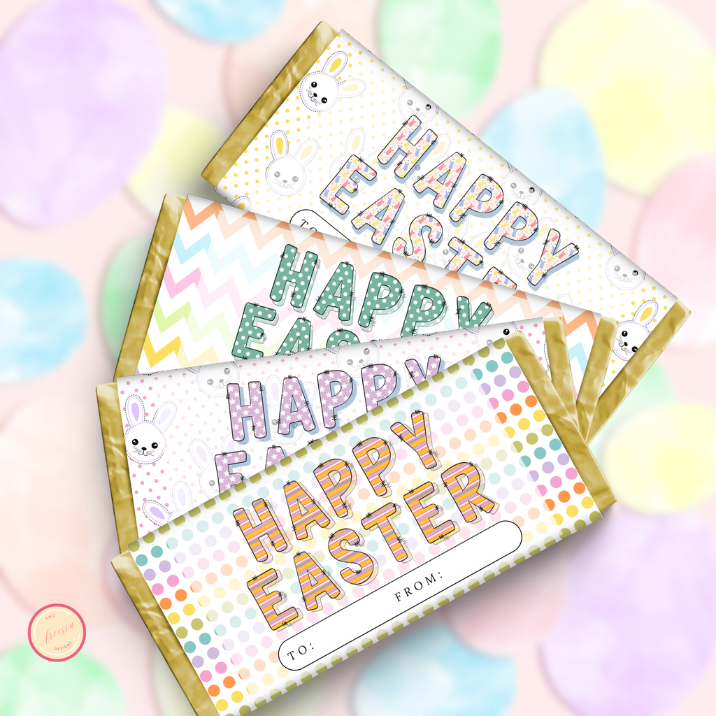 Easter Chocolate Wrapper - 4 Set