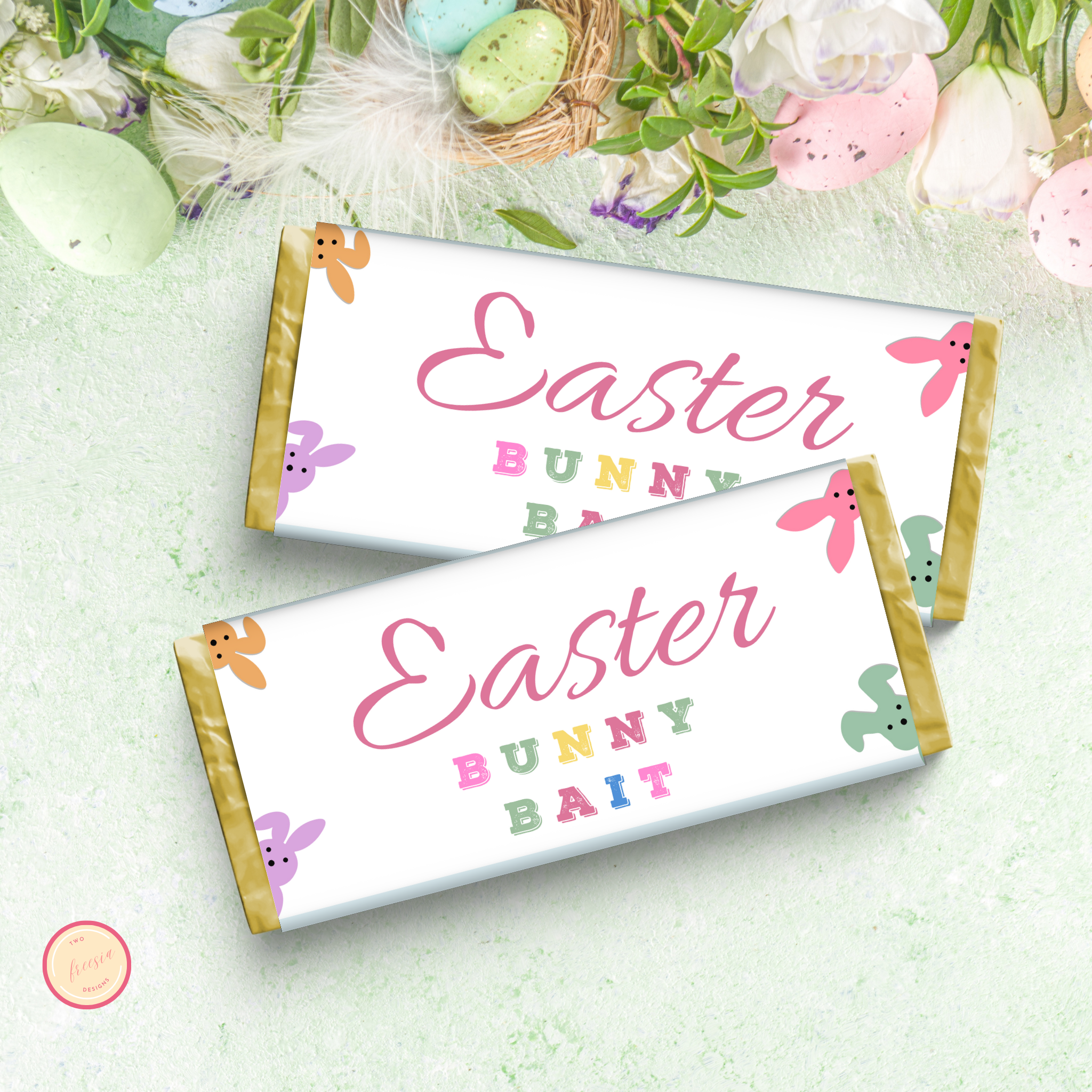 Easter Bunny Bait Chocolate Wrapper