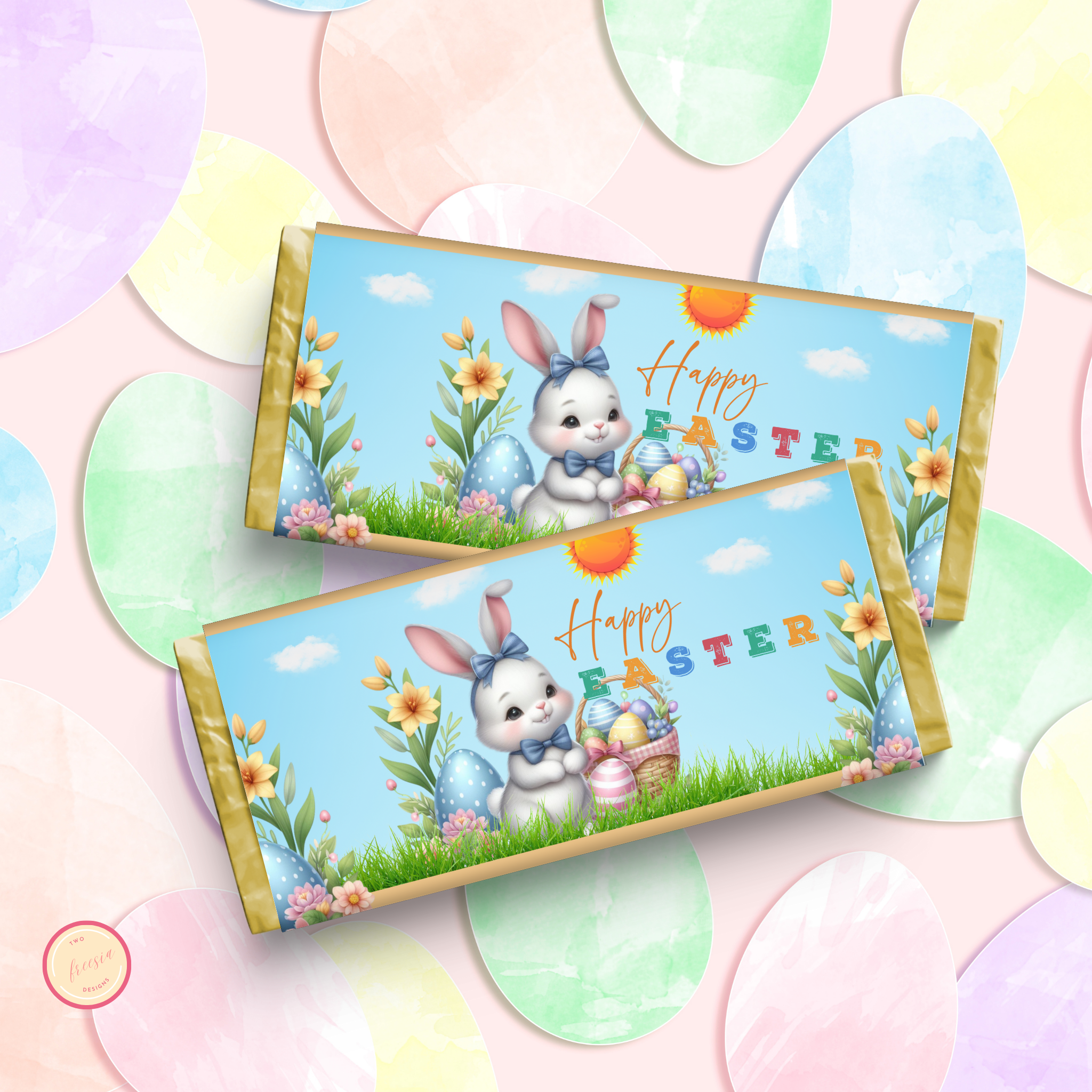 Easter Bunny Chocolate Wrapper