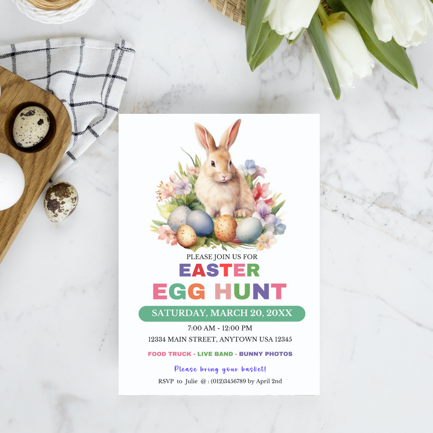 Easter Egg Hunt Invite