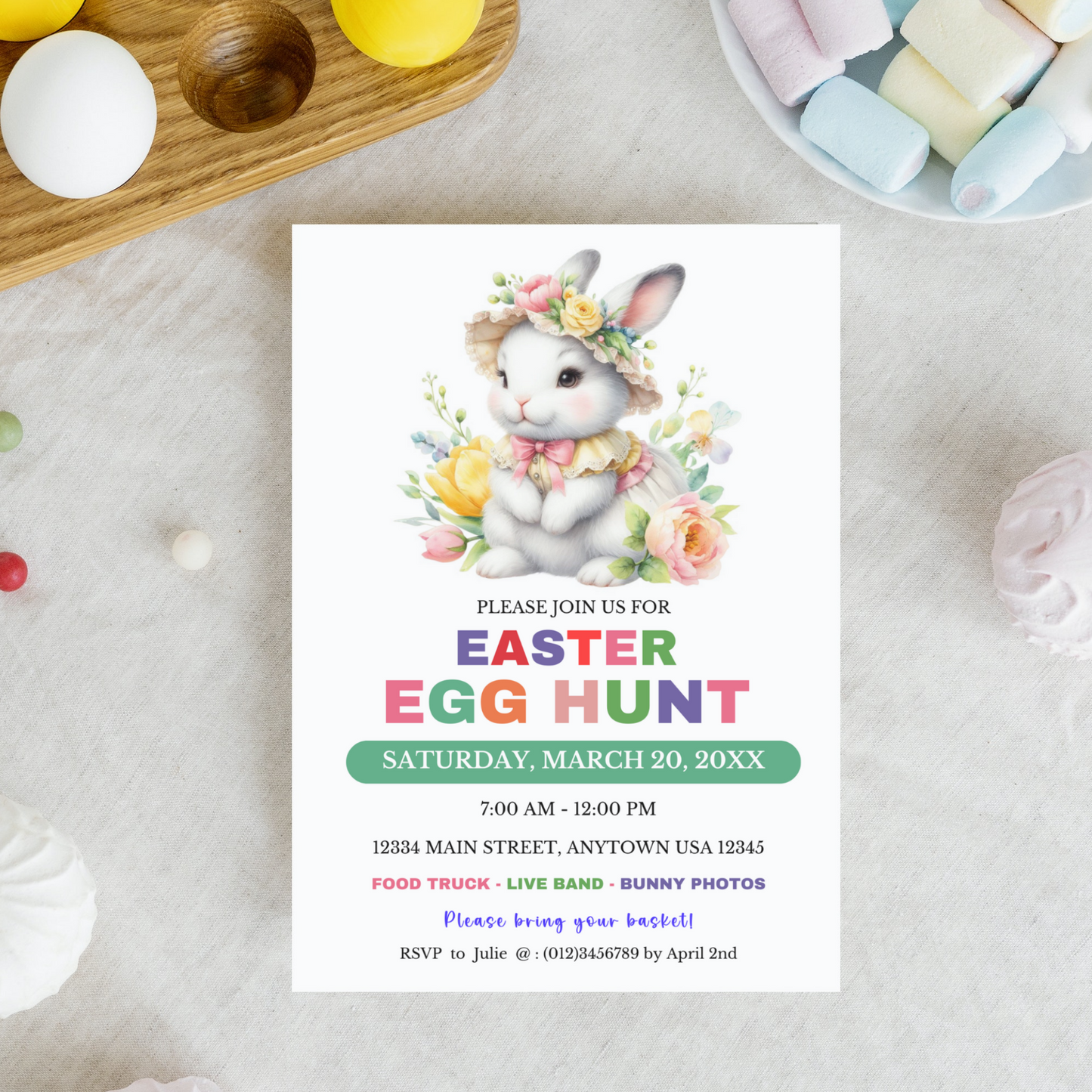 Easter Egg Hunt Invitation