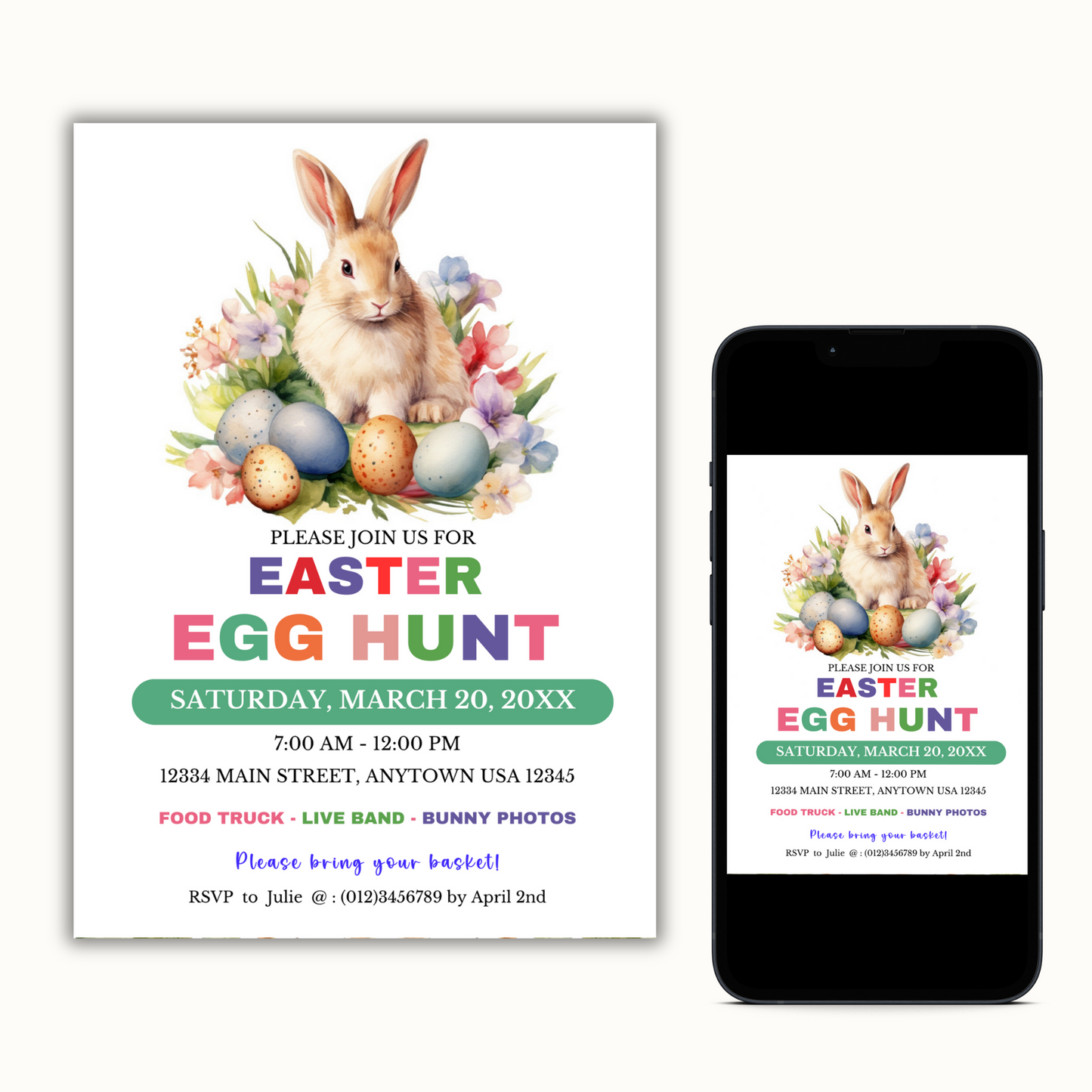 Easter Egg Hunt Invite