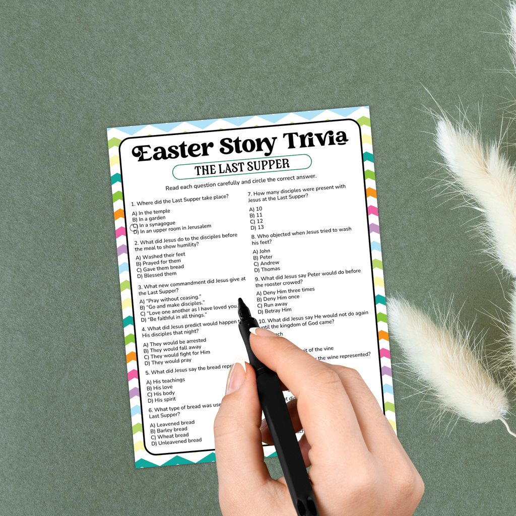 Last Supper Game | Easter Story