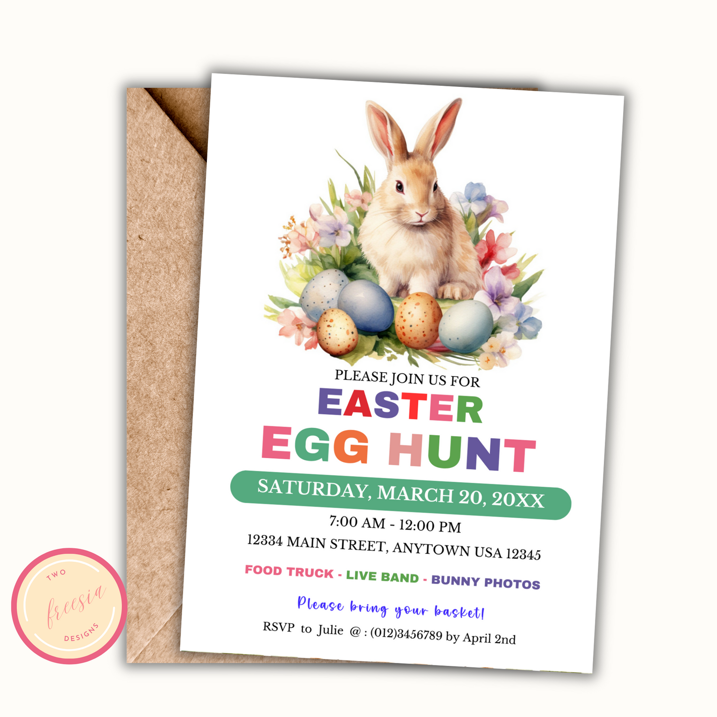 Easter Egg Hunt Invite