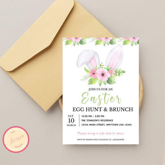 Easter Egg hunt & Brunch Invite