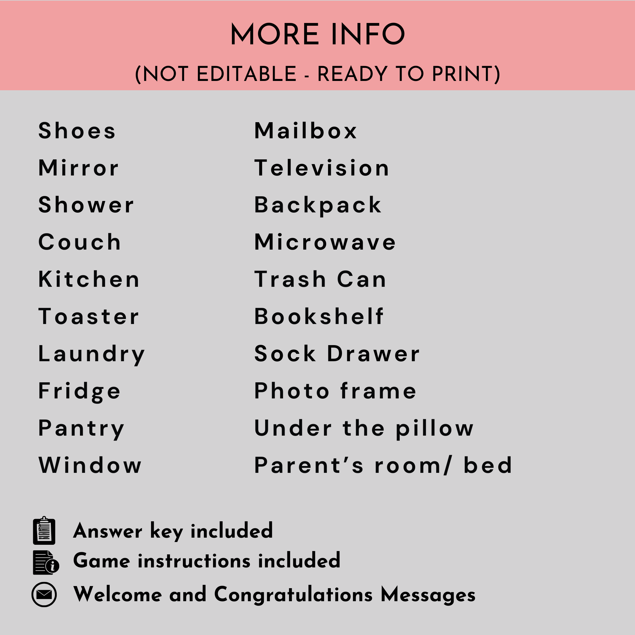 Easter Treasure Hunt