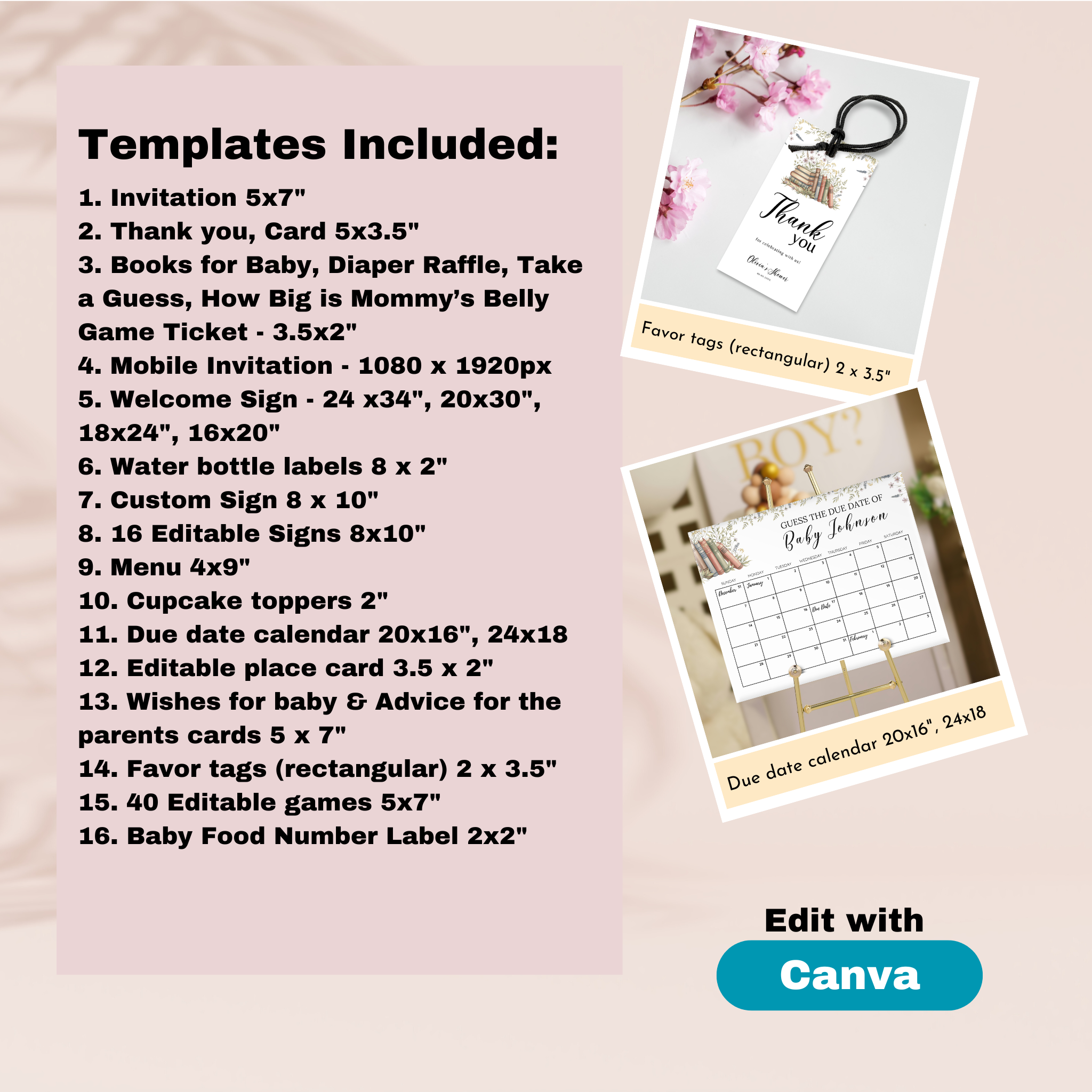 Storybook Baby Shower Bundle