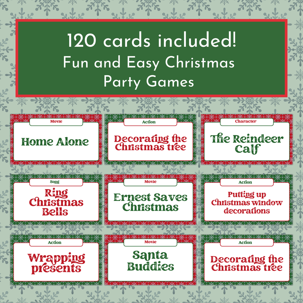 Christmas Charades Game