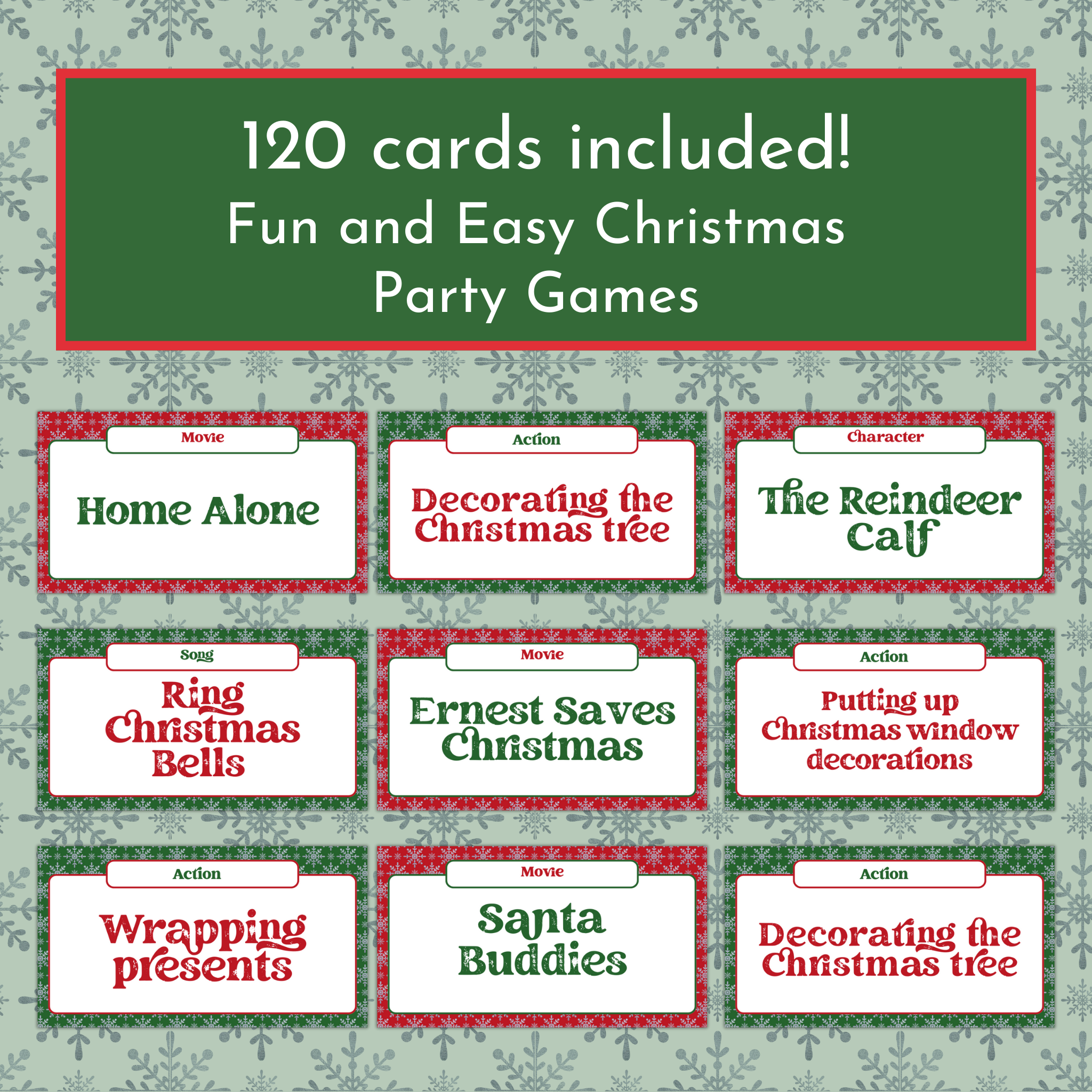Christmas Charades Game