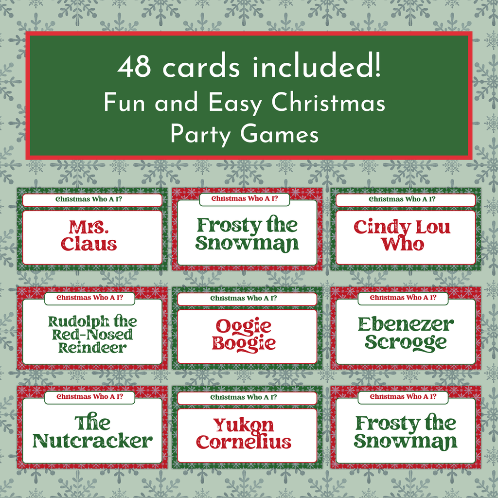 Christmas Who Am I? Game