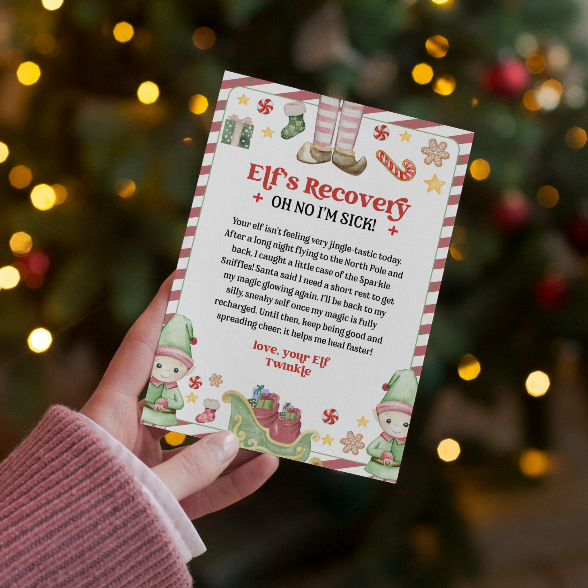 Elf Recovery Letter