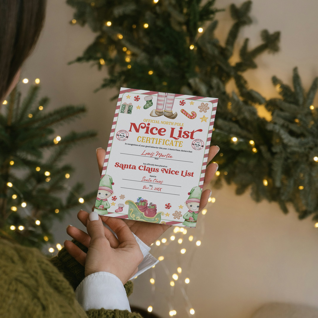 Nice List Certificate