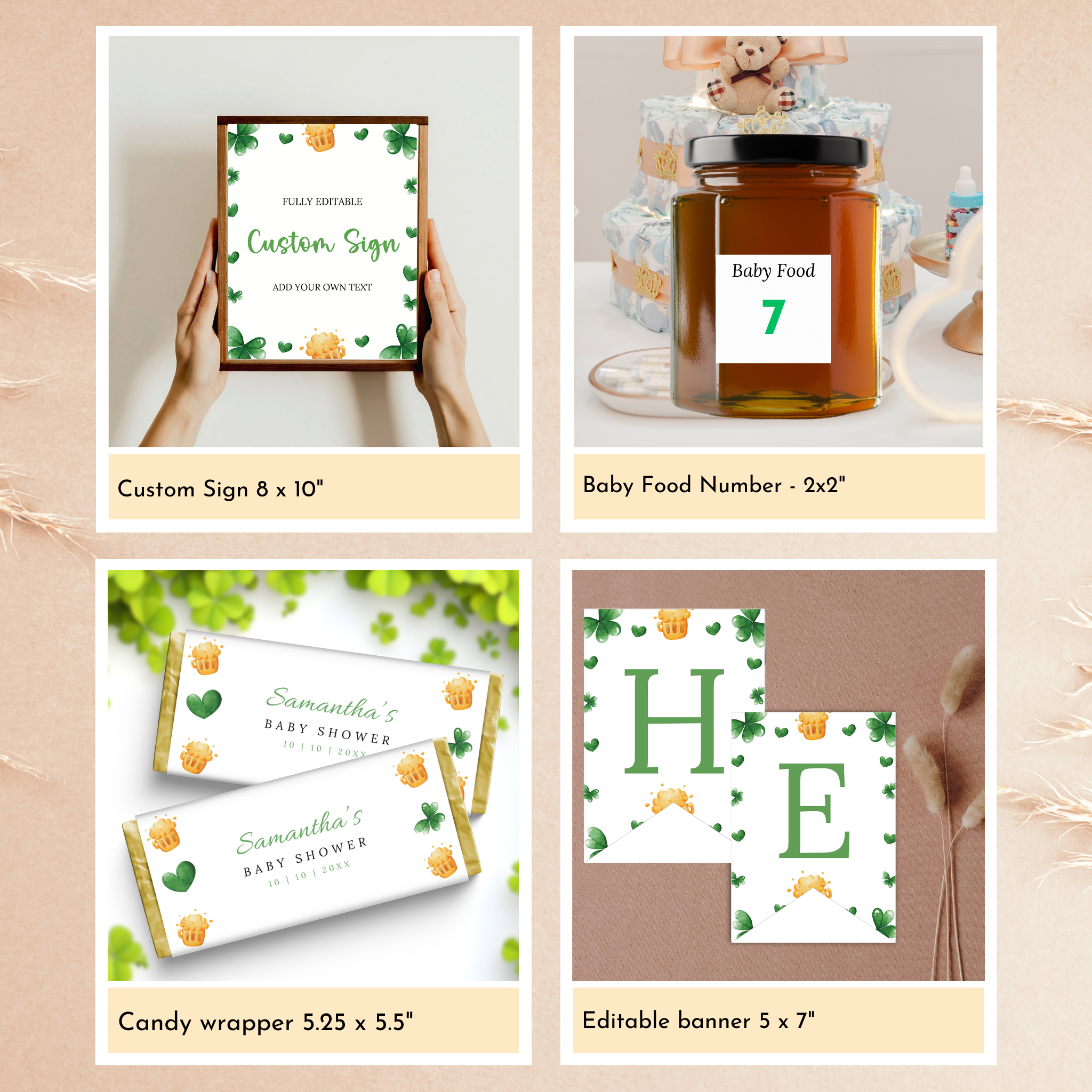 St. Patrick's Day Baby Shower Bundle