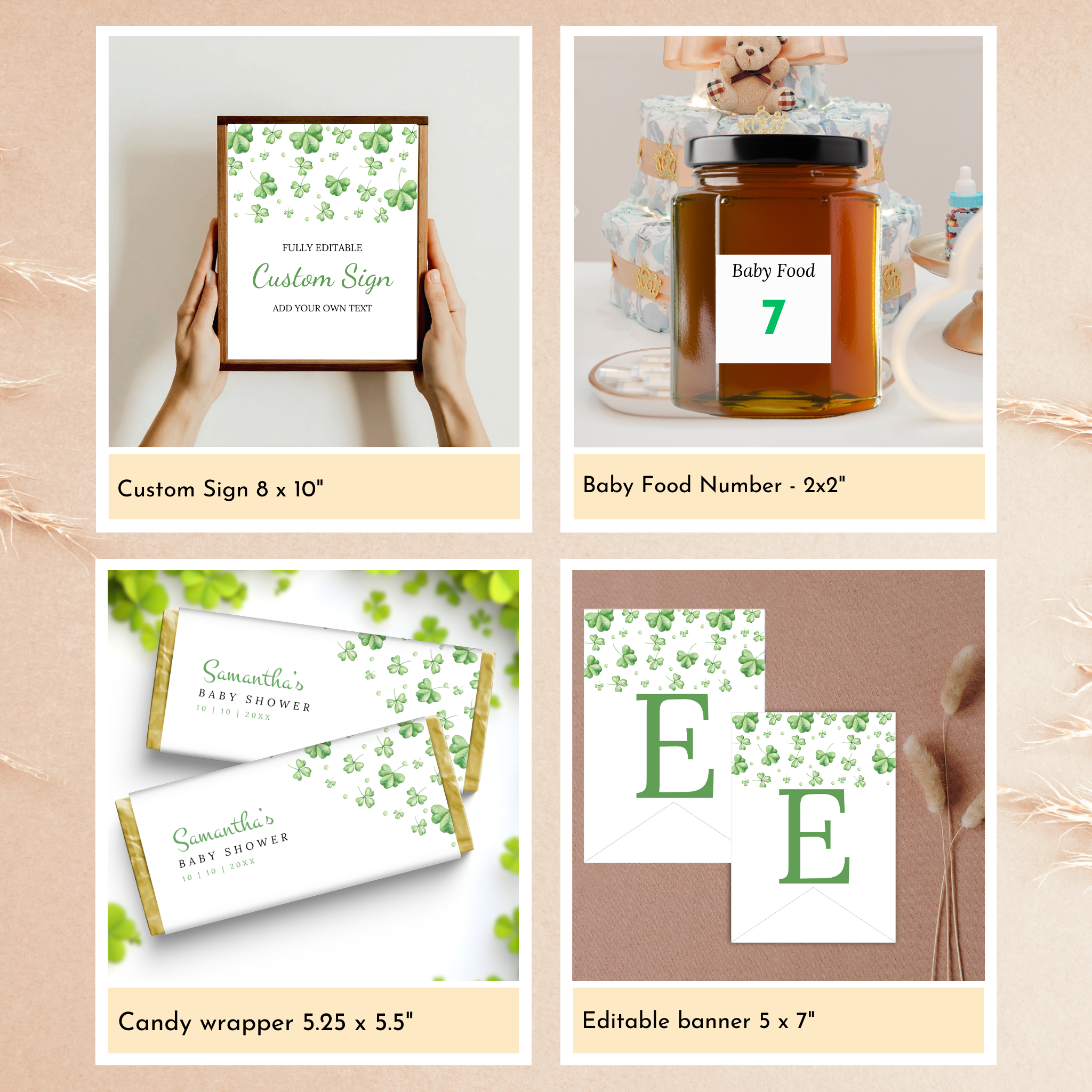 St. Patrick's Day Baby Shower Bundle