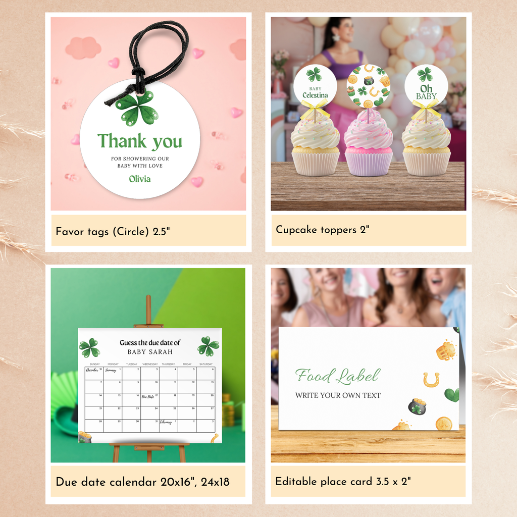 St. Patrick's Day Baby Shower Bundle | Lucky Charm