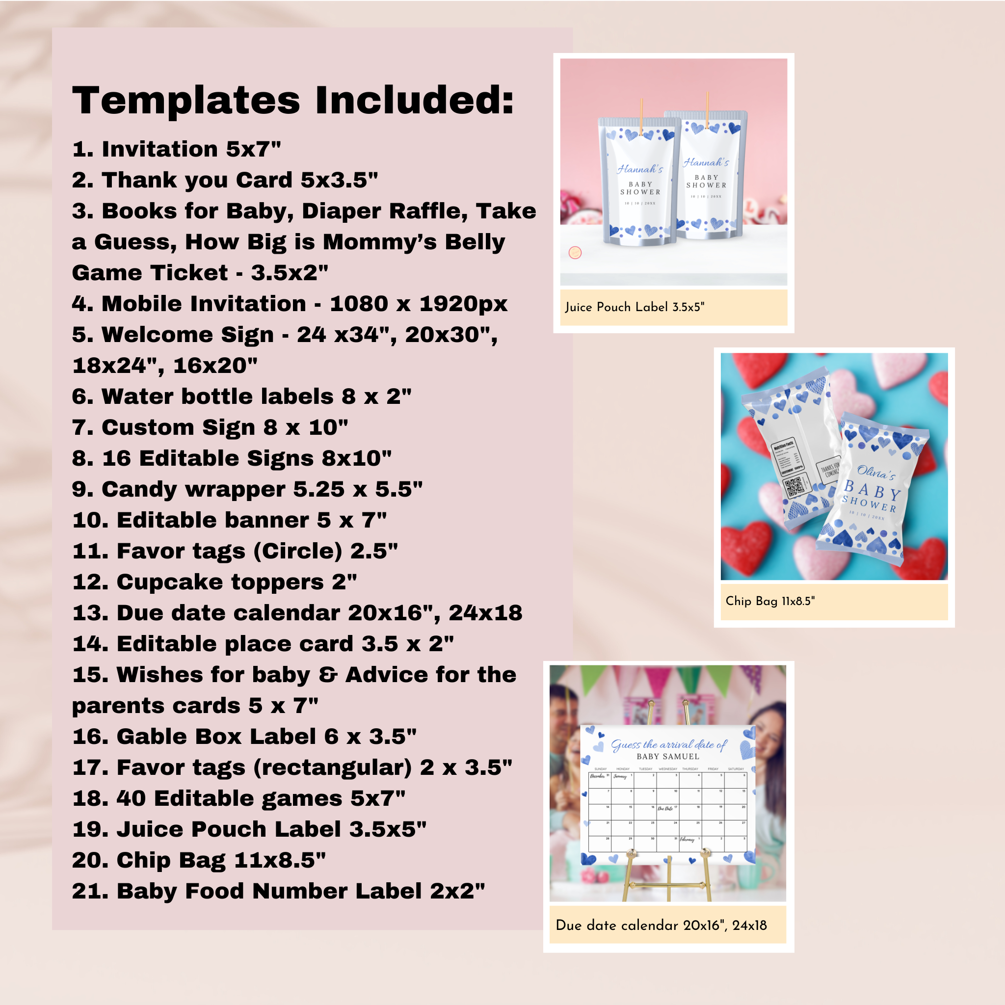 Valentine Baby Shower Bundle | Our Little Heartbreaker