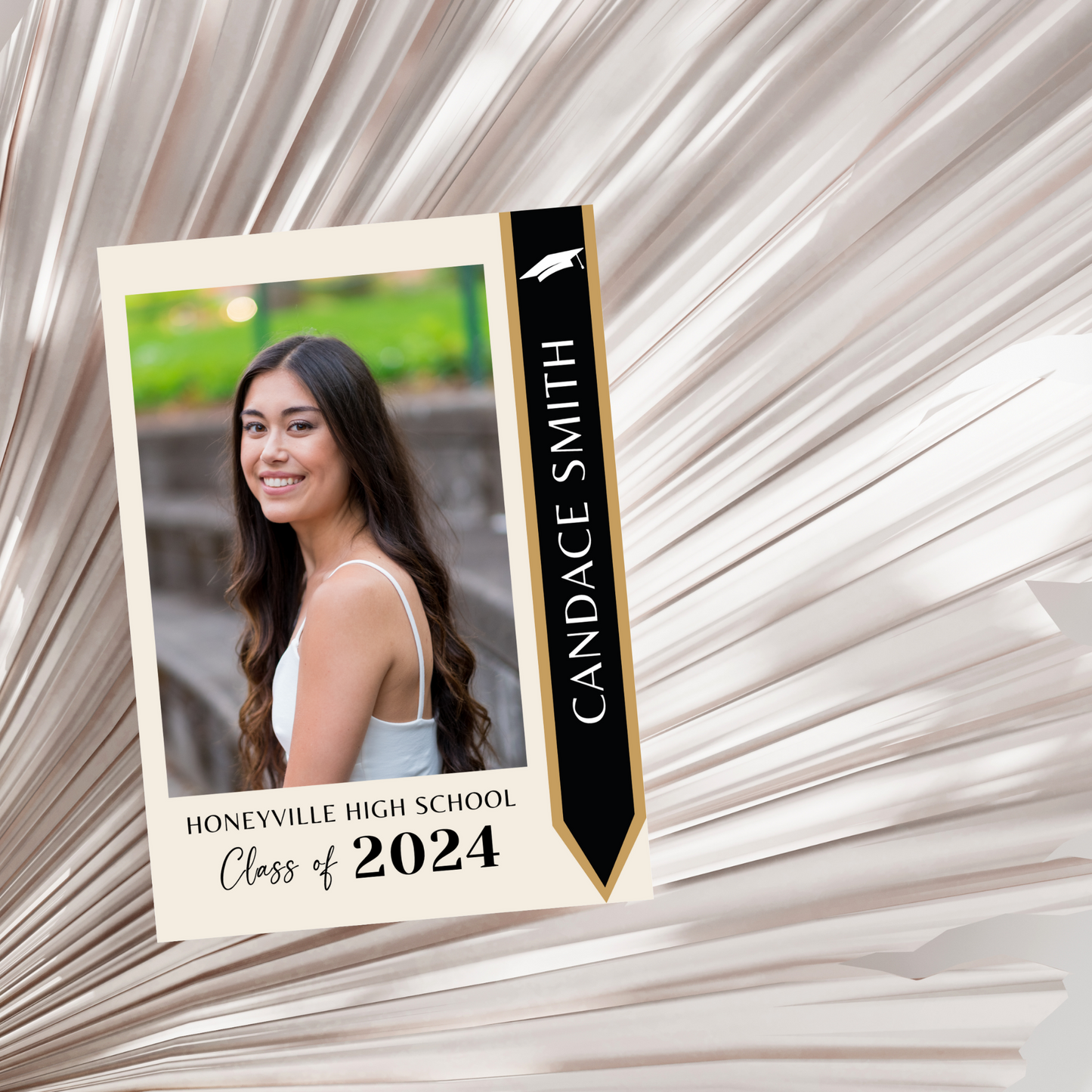 Graduation Invitation Template with Photo