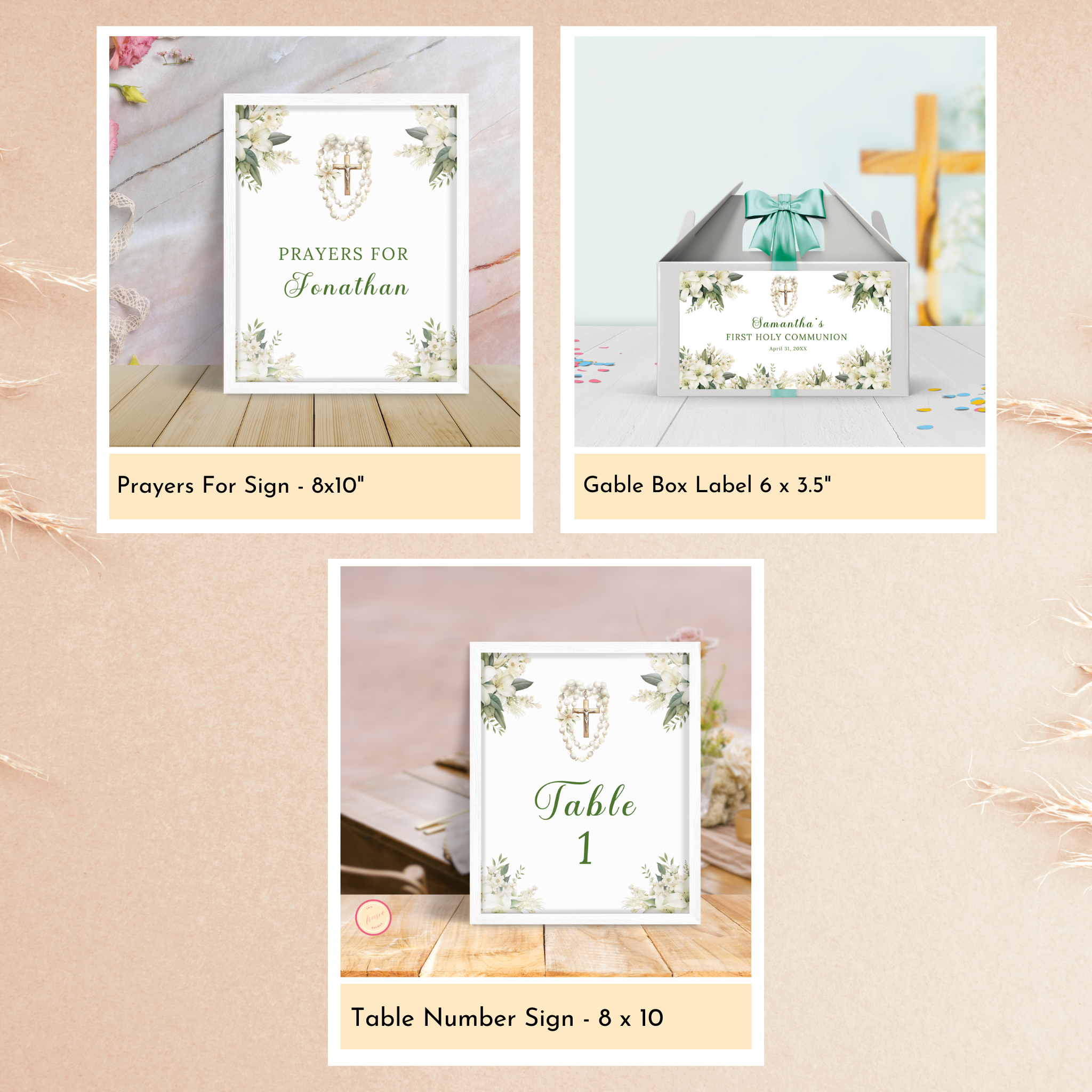 First Holy Communion Celebration Bundle - Green