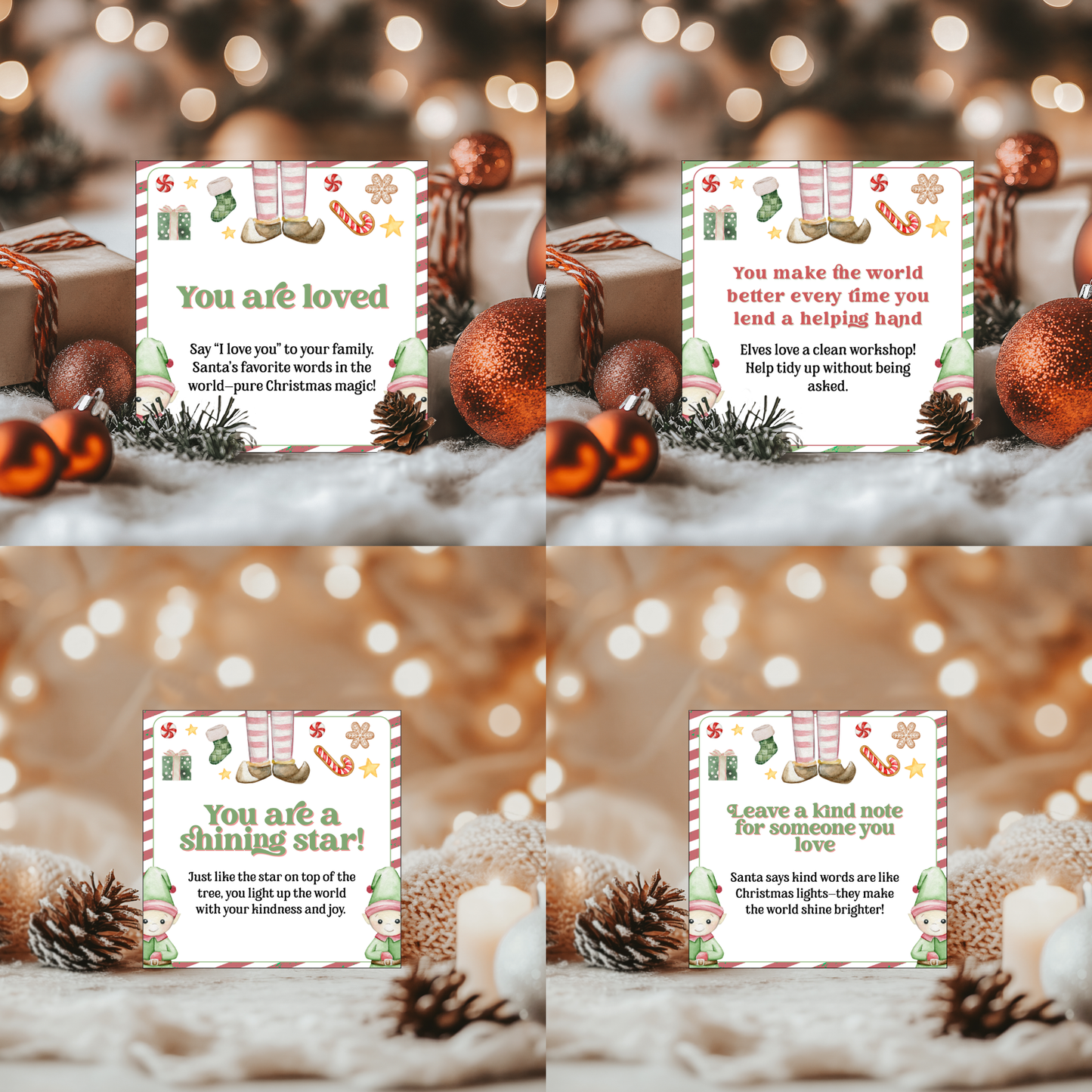 24 Days of Elf Kindness Cards