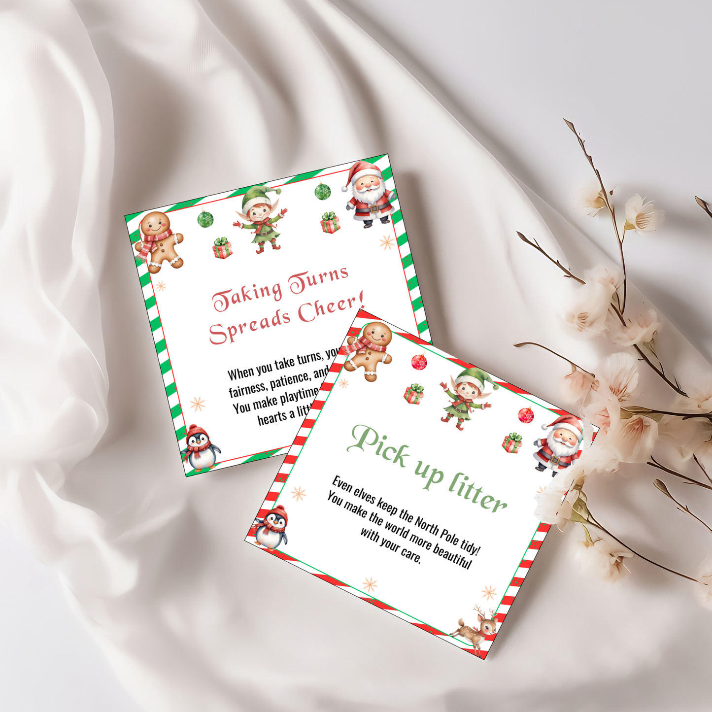 24 Day Elf Kindness Cards