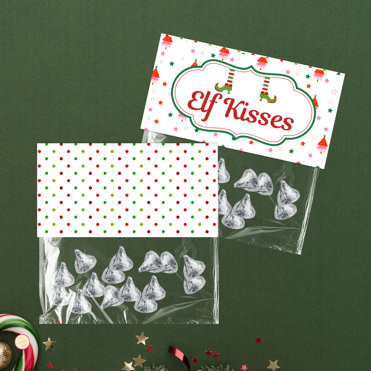 Elf Kisses Bag Topper 03