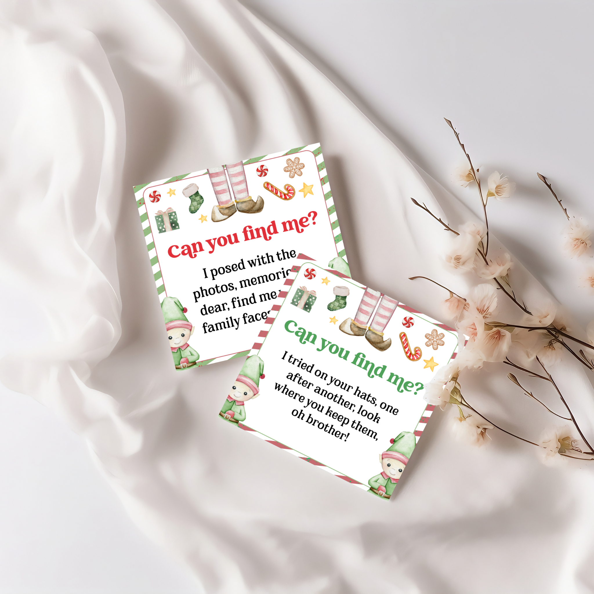 54 Elf Scavenger Hunt