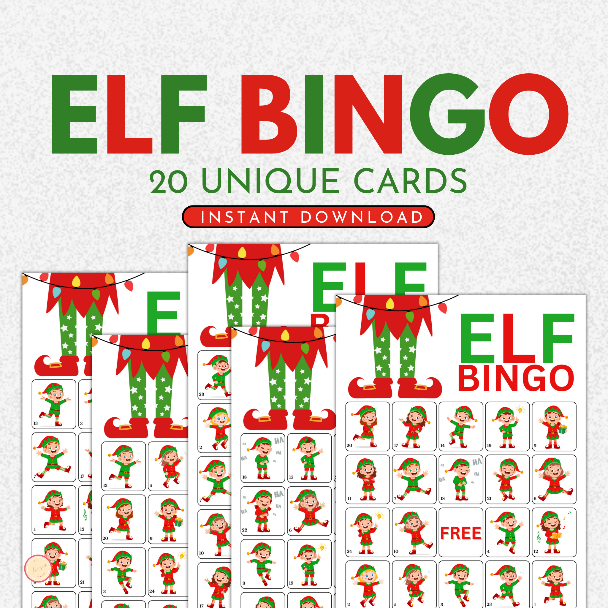 Elf Bingo Game