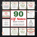 Elf Note | 90 Printable Cards