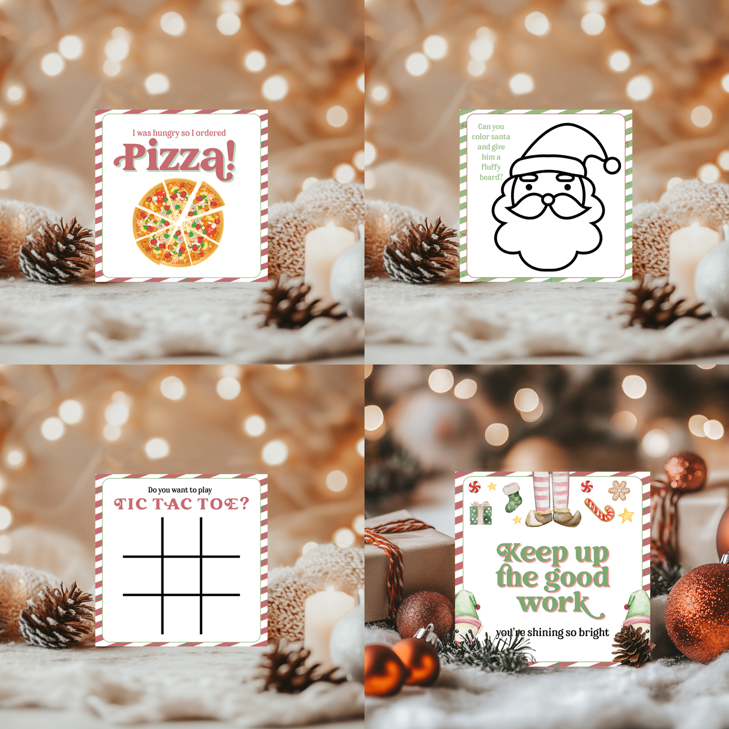 Elf Note | 90 Printable Cards
