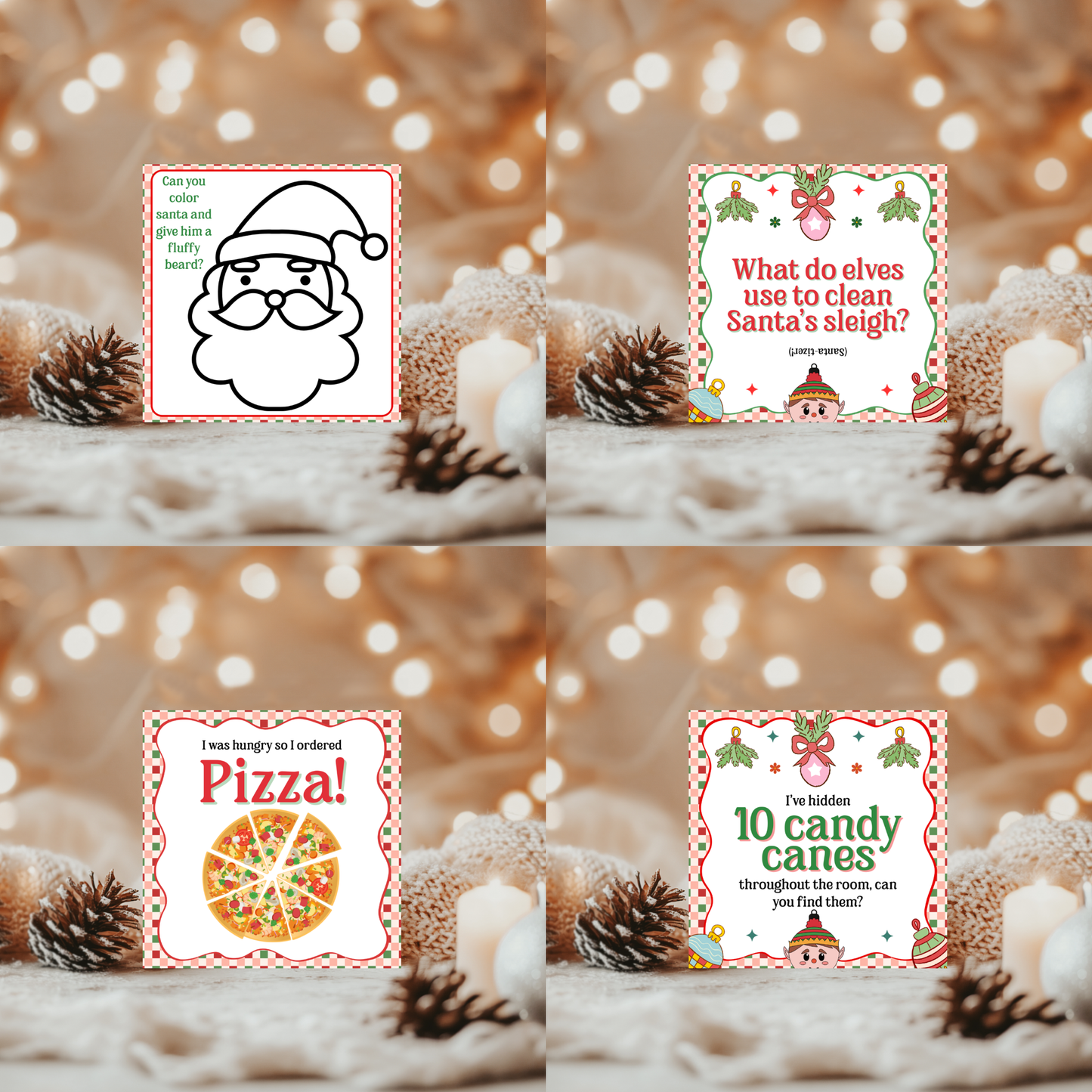 90 Elf Note Cards | Printable