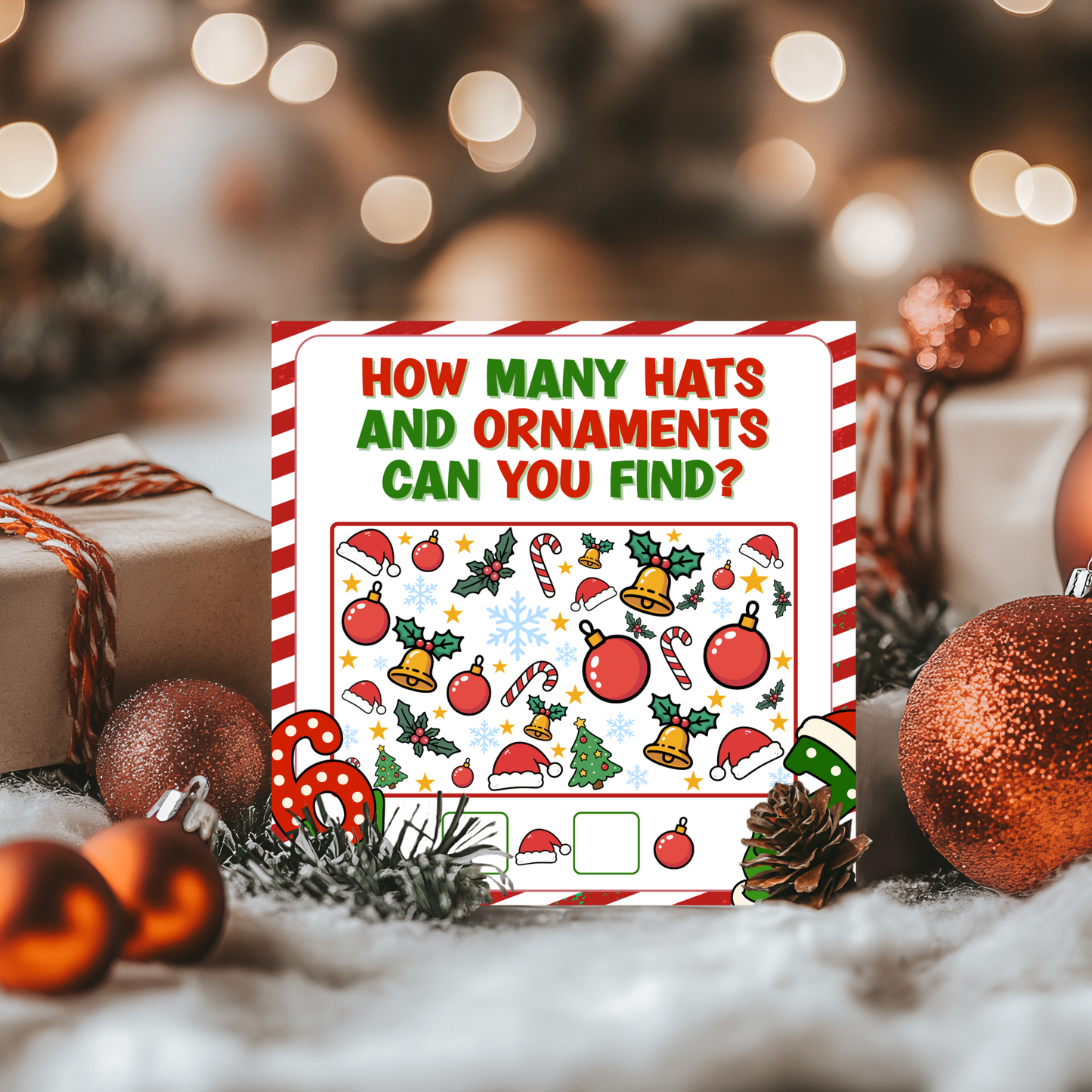 6-7 Theme Elf Note Cards