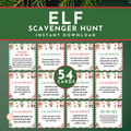 54 Elf Scavenger Hunt